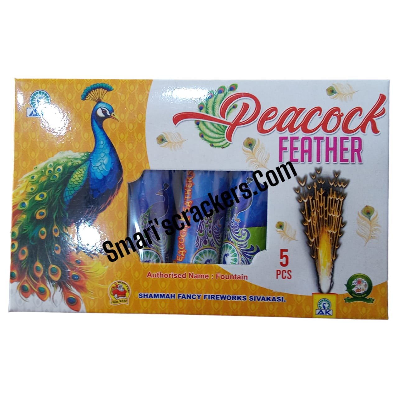 PEACOCK FEATHER ( 5 PCE ) 